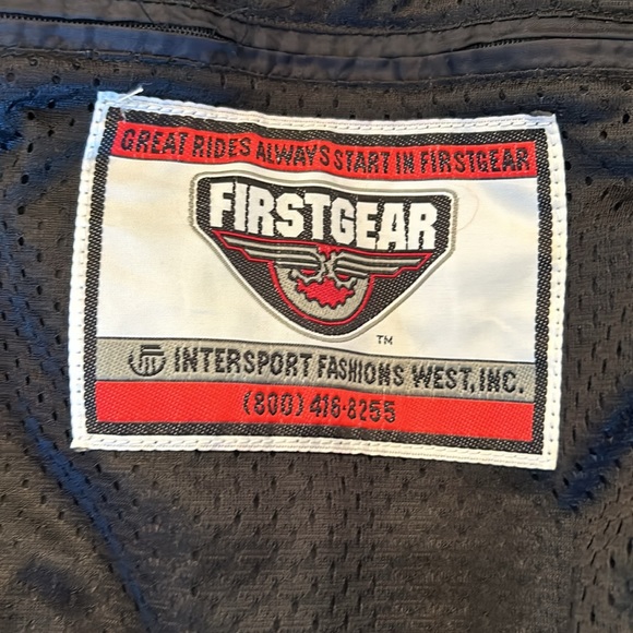 First Gear Leather Motorcycle Jacket - Picture 9 of 11